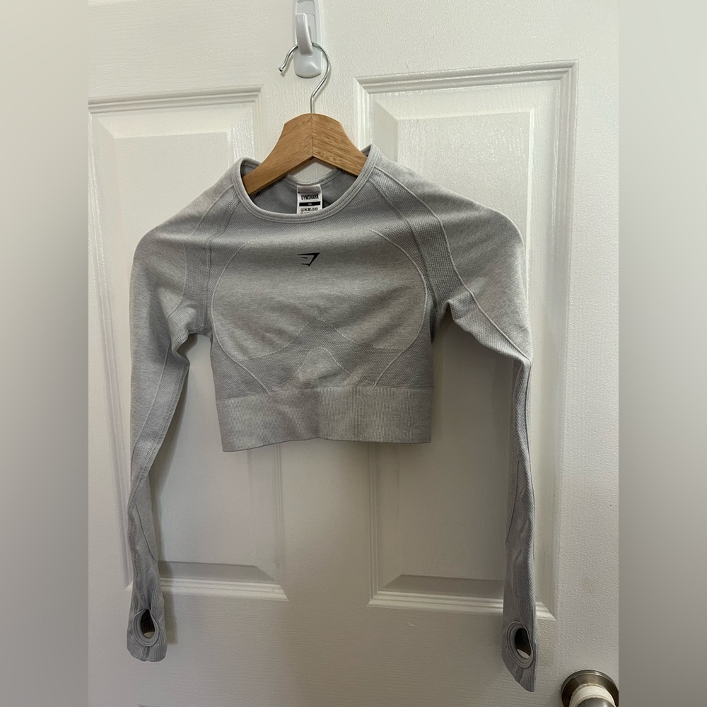 Gymshark Light Gray Women's Crop Top
